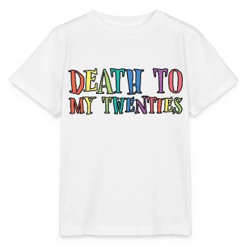 Death To My Twenties 3 - Stanley/Stella MINI CREATOR Kids’ T-Shirt - white - Front - Maike (125cm)