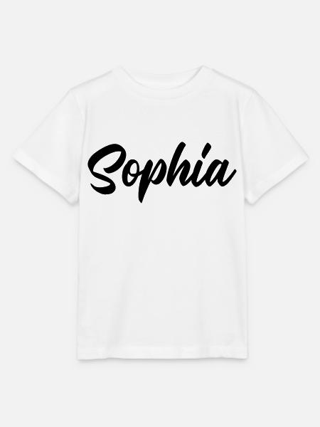 sophia name - Stanley/Stella Kinder T-Shirt MINI CREATOR - Weiß