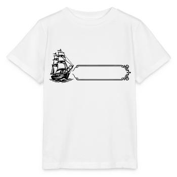 Boot - Name, Vorname - Stanley/Stella Kinder T-Shirt MINI CREATOR  - Weiß - Vorne - Maike (125cm)