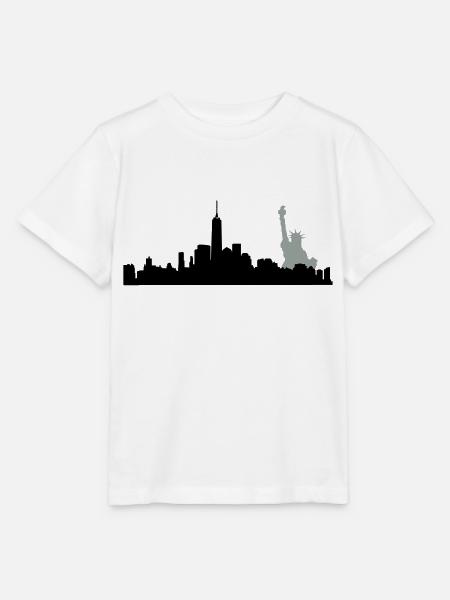 manhatten skyline - Stanley/Stella Kinder T-Shirt MINI CREATOR - Weiß