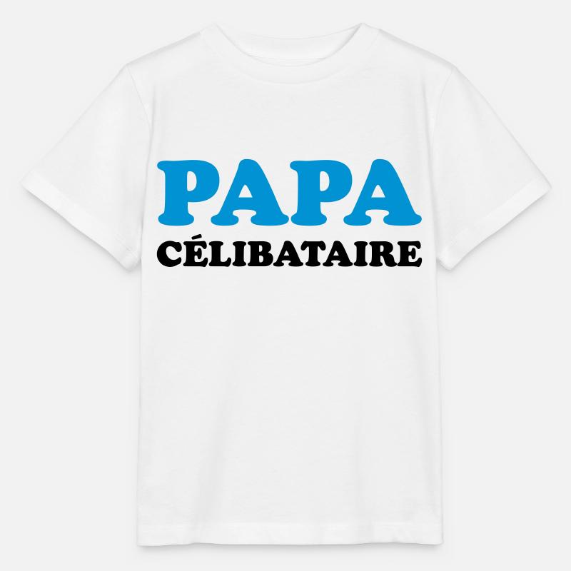 Papa Célibataire - T-shirt bio MINI CREATOR Stanley/Stella Enfant - blanc