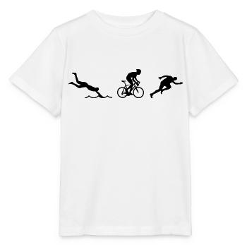 triathlon - Stanley/Stella MINI CREATOR Kids’ T-Shirt - white - Front - Maike (125cm)