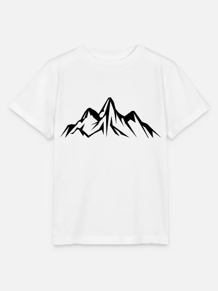 mountain design - Stanley/Stella Kinder T-Shirt MINI CREATOR  - Weiß
