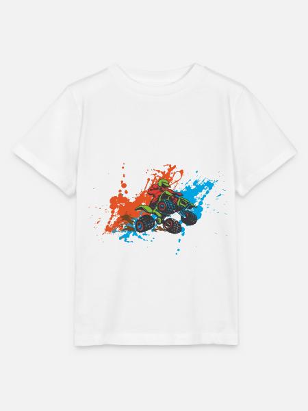 Quad - Stanley/Stella Kinder T-Shirt MINI CREATOR  - Weiß