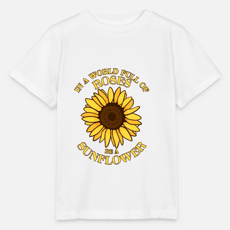 Sunflower - Stanley/Stella Kinder T-Shirt MINI CREATOR  - Weiß