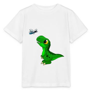 Baby Tyrannosaurus - Stanley/Stella Kinder T-Shirt MINI CREATOR  - Weiß - Vorne - Maike (125cm)