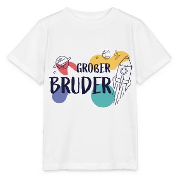 Bruder großer Big Brother Kleinkind Kids Kid - Stanley/Stella Kinder T-Shirt MINI CREATOR  - Weiß - Vorne - Maike (125cm)