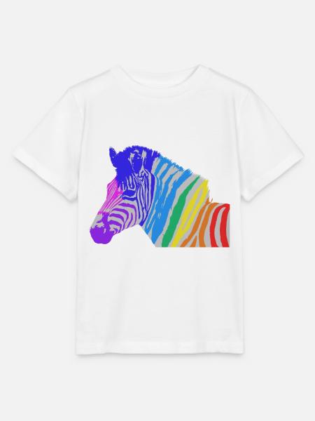 Zebra - Stanley/Stella Kinder T-Shirt MINI CREATOR - Weiß
