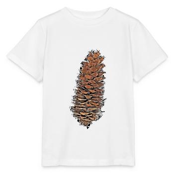 Pommes de pin - T-shirt bio MINI CREATOR Stanley/Stella Enfant - blanc - Devant - Maike (125cm)