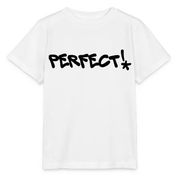 Perfect, Perfect, Graffiti, Color editable - Stanley/Stella MINI CREATOR Kids’ T-Shirt - white - Front - Maike (125cm)
