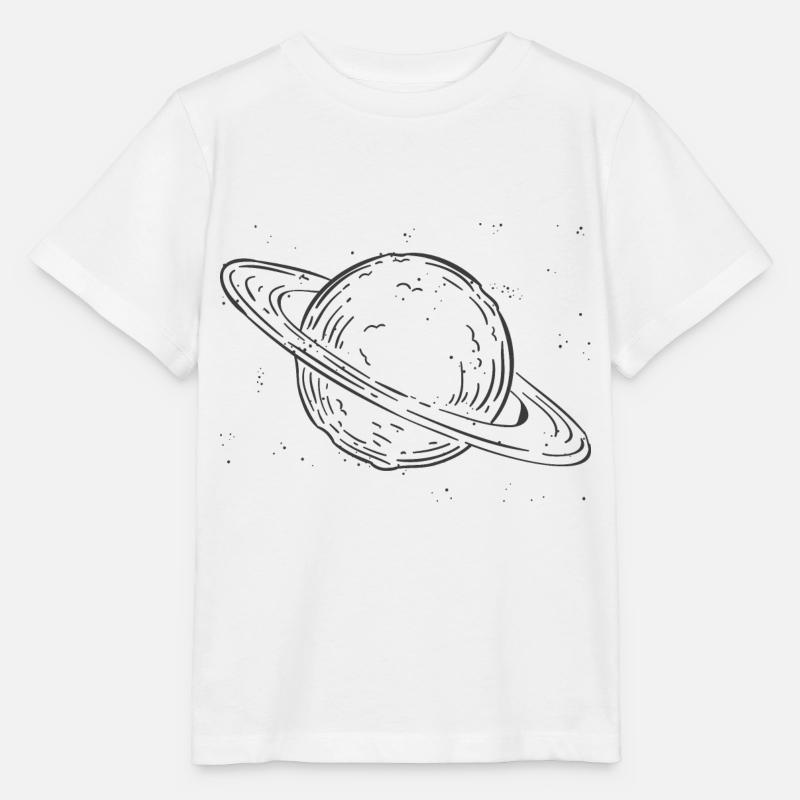 Saturne - T-shirt bio MINI CREATOR Stanley/Stella Enfant - blanc