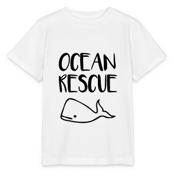 Ocean Rescue! Sauvez les océans! - T-shirt bio MINI CREATOR Stanley/Stella Enfant - blanc - Devant - Maike (125cm)
