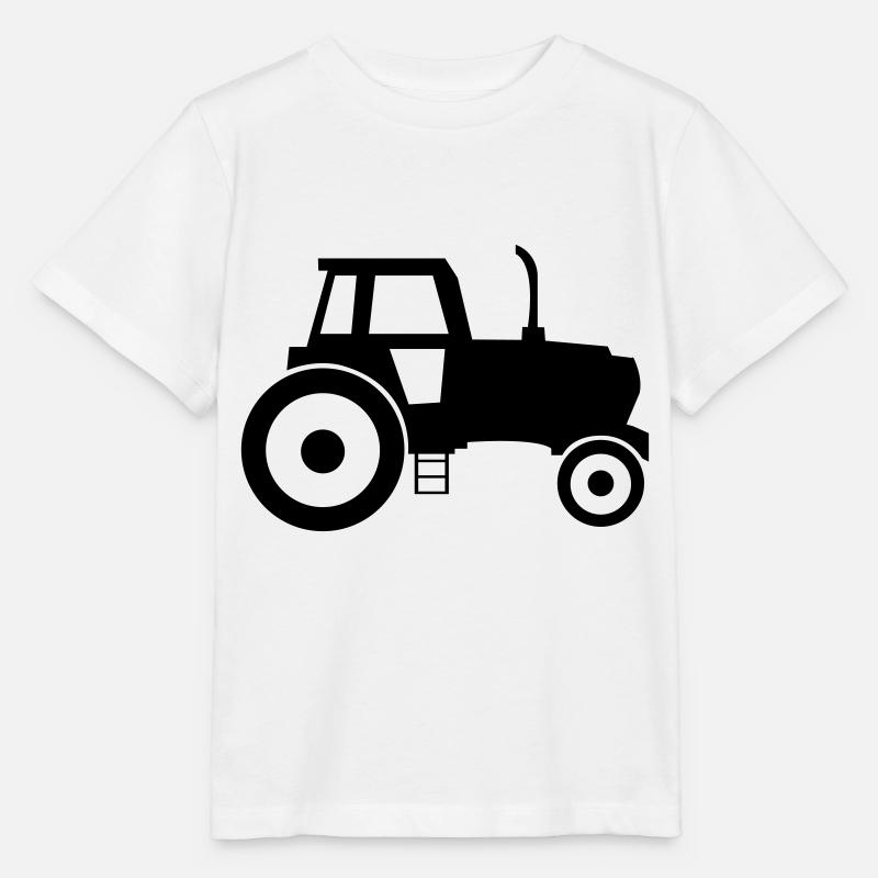 tracteur - T-shirt bio MINI CREATOR Stanley/Stella Enfant - blanc
