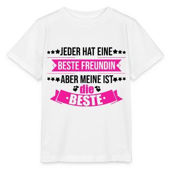 Beste Freundinnen - Stanley/Stella Kinder T-Shirt MINI CREATOR  - Weiß - Vorne - Maike (125cm)