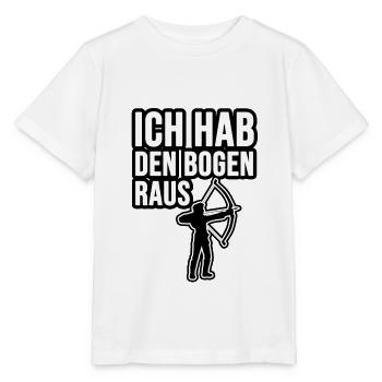 Ich hab den Bogen raus! - Stanley/Stella Kinder T-Shirt MINI CREATOR  - Weiß - Vorne - Maike (125cm)