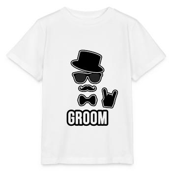 Cool Groom - T-shirt bio MINI CREATOR Stanley/Stella Enfant - blanc - Devant - Maike (125cm)