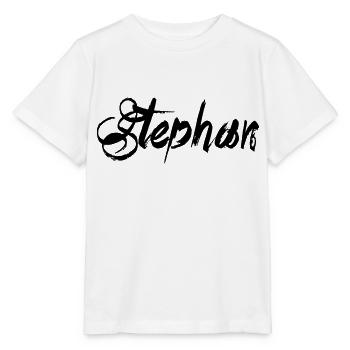 Stephan - T-shirt bio MINI CREATOR Stanley/Stella Enfant - blanc - Devant - Maike (125cm)