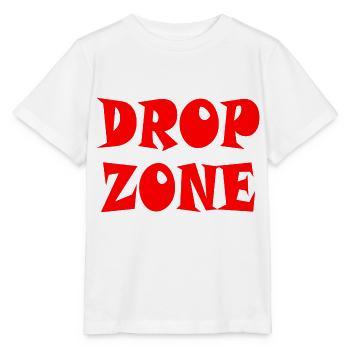 DROP ZONE - Fallschirmspringer! - Stanley/Stella Kinder T-Shirt MINI CREATOR  - Weiß - Vorne - Maike (125cm)