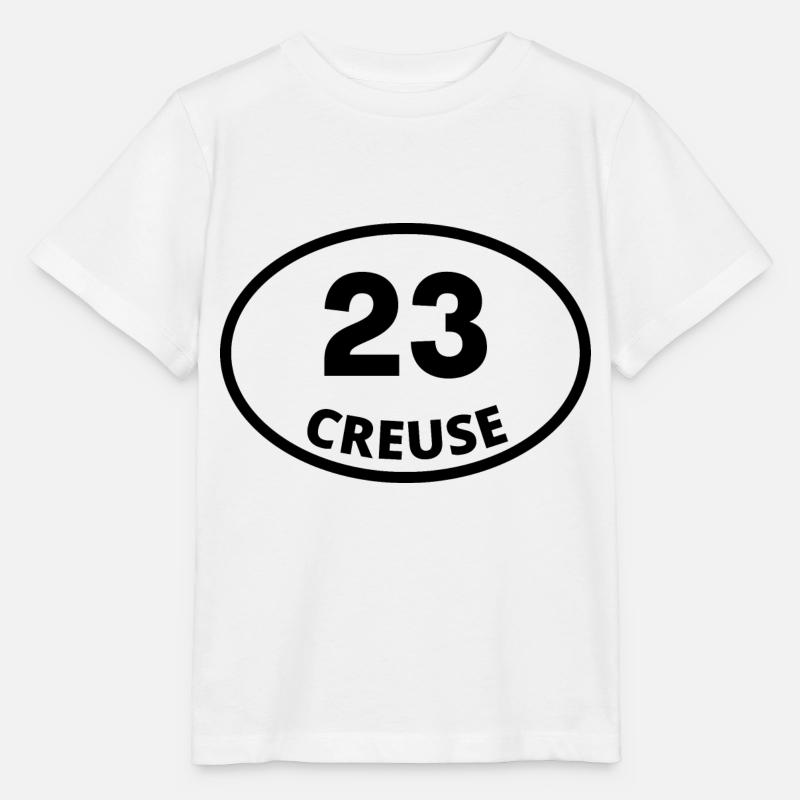 23 creuse - T-shirt bio MINI CREATOR Stanley/Stella Enfant - blanc