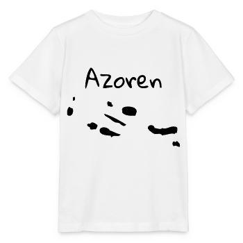 Azoren Portugal Atlantik Insel Urlaub - Stanley/Stella Kinder T-Shirt MINI CREATOR  - Weiß - Vorne - Maike (125cm)