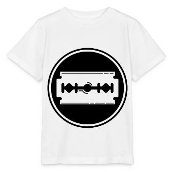 Icône de lame de rasoir Icône - T-shirt bio MINI CREATOR Stanley/Stella Enfant - blanc - Devant - Maike (125cm)