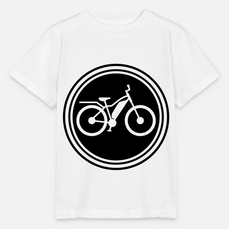 vélo électrique - T-shirt bio MINI CREATOR Stanley/Stella Enfant - blanc