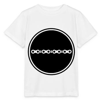 Fahrrad Kette - Stanley/Stella Kinder T-Shirt MINI CREATOR  - Weiß - Vorne - Maike (125cm)