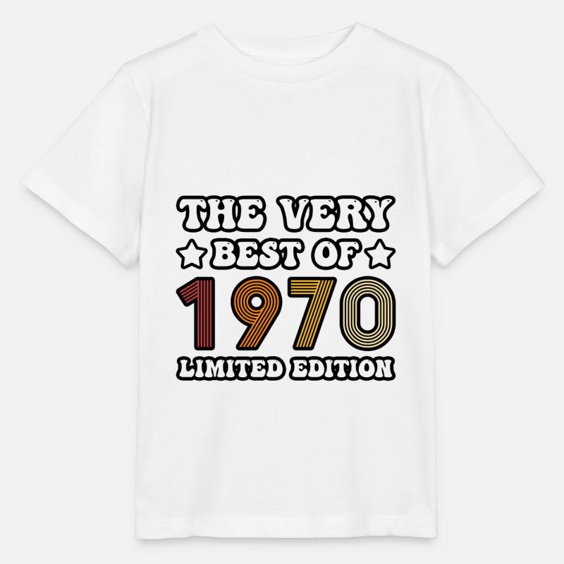 Le meilleur de 1970 - T-shirt bio MINI CREATOR Stanley/Stella Enfant - blanc