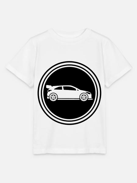Auto Rennfahrer - Stanley/Stella Kinder T-Shirt MINI CREATOR - Weiß