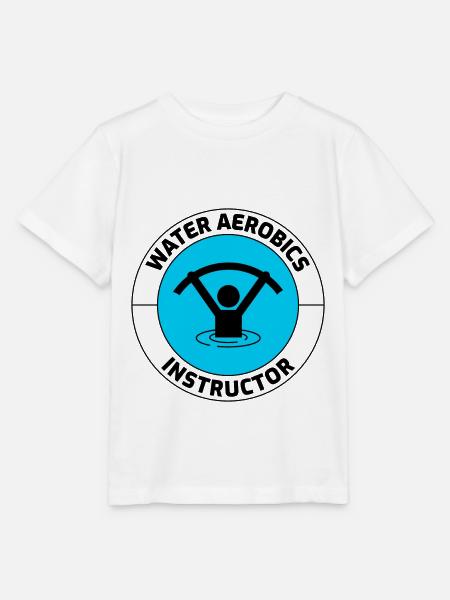 Wassergymnastik Instruktor Aquatic Fitness Trainer - Stanley/Stella Kinder T-Shirt MINI CREATOR - Weiß