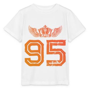 95 Couronne numérique - T-shirt bio MINI CREATOR Stanley/Stella Enfant - blanc - Devant - Maike (125cm)