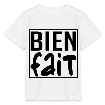 Bien fait - T-shirt bio MINI CREATOR Stanley/Stella Enfant - blanc - Devant - Maike (125cm)