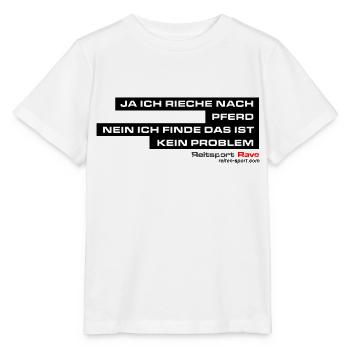 JA ich rieche nach Pferd! Nein ich finde das.... - Stanley/Stella Kinder T-Shirt MINI CREATOR  - Weiß - Vorne - Maike (125cm)