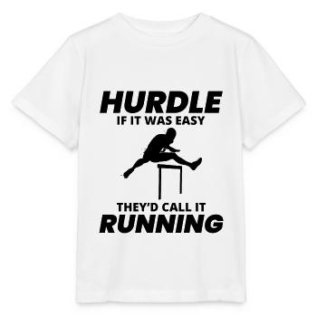 Hurdles Hurdling Hurdler Running Runner Athletes - Stanley/Stella MINI CREATOR Kids’ T-Shirt - white - Front - Maike (125cm)