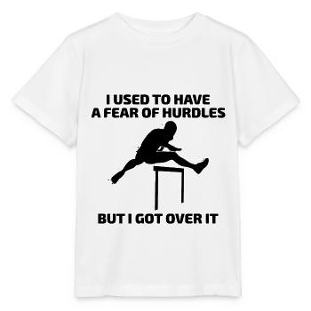 Hurdles Hurdling Hurdler Running Runner Athletes - Stanley/Stella MINI CREATOR Kids’ T-Shirt - white - Front - Maike (125cm)