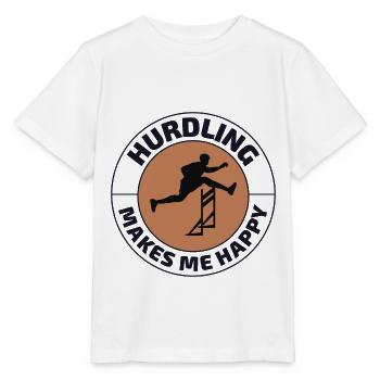 Hurdles Hurdling Hurdler Running Runner Athletes - Stanley/Stella MINI CREATOR Kids’ T-Shirt - white - Front - Maike (125cm)
