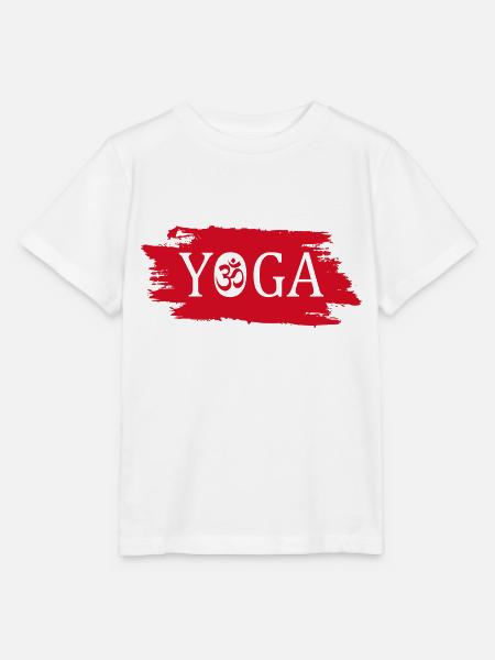 Yoga Om - Stanley/Stella Kinder T-Shirt MINI CREATOR  - Weiß