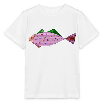 Fish - Stanley/Stella MINI CREATOR Kids’ T-Shirt - white - Front - Maike (125cm)
