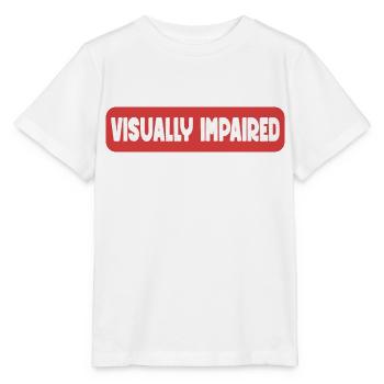 Visually Impaired - Stanley/Stella MINI CREATOR Kids’ T-Shirt - white - Front - Maike (125cm)