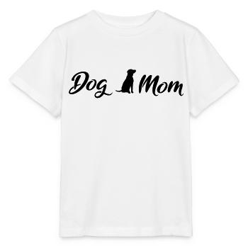 Maman de chien noir - T-shirt bio MINI CREATOR Stanley/Stella Enfant - blanc - Devant - Maike (125cm)