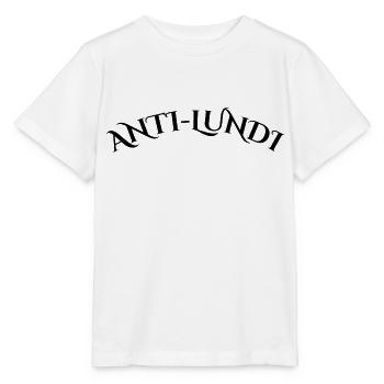 anti lundi - T-shirt bio MINI CREATOR Stanley/Stella Enfant - blanc - Devant - Maike (125cm)