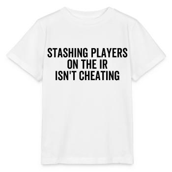 Stashing Players On The IR Isn't Cheating - Stanley/Stella MINI CREATOR Kids’ T-Shirt - white - Front - Maike (125cm)