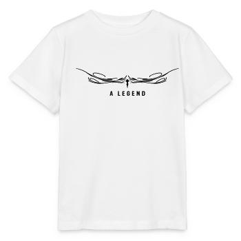 a legend VERZIERUNG >> VECTORGRAPHIC - Stanley/Stella Kinder T-Shirt MINI CREATOR  - Weiß - Vorne - Maike (125cm)