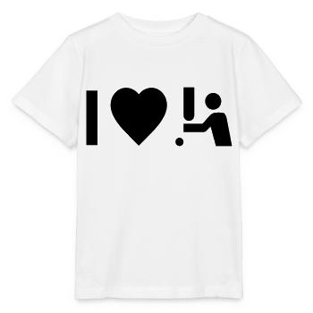 Cool "I Love Cricket" design for him and her - Stanley/Stella MINI CREATOR Kids’ T-Shirt - white - Front - Maike (125cm)