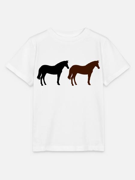 pferde - Stanley/Stella Kinder T-Shirt MINI CREATOR  - Weiß