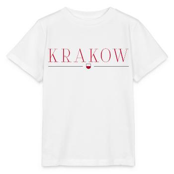 Cracovie, Pologne Style Design T-Shirt - T-shirt bio MINI CREATOR Stanley/Stella Enfant - blanc - Devant - Maike (125cm)