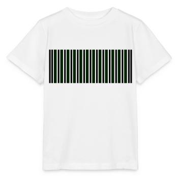 code-barres - T-shirt bio MINI CREATOR Stanley/Stella Enfant - blanc - Devant - Maike (125cm)