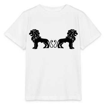 Löwen - Stanley/Stella Kinder T-Shirt MINI CREATOR  - Weiß - Vorne - Maike (125cm)