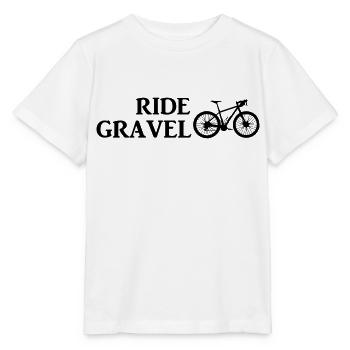 Ride Gravel - Stanley/Stella MINI CREATOR Kids’ T-Shirt - white - Front - Maike (125cm)