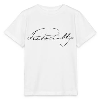 Queen Victoria Signature - T-shirt bio MINI CREATOR Stanley/Stella Enfant - blanc - Devant - Maike (125cm)